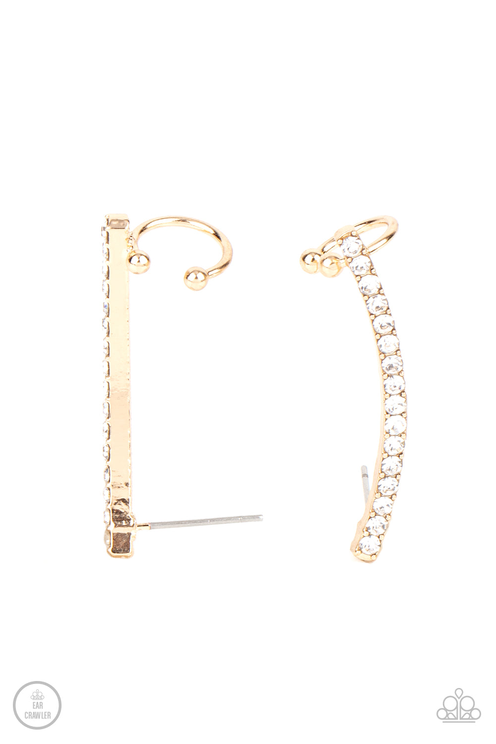 Give Me The SWOOP - Gold Crawlers - Paparazzi - Dare2bdazzlin N Jewelry