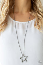 Load image into Gallery viewer, I Pledge Allegiance to the Sparkle - Black Necklace - Paparazzi - Dare2bdazzlin N Jewelry
