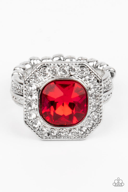 Title Match - Red Ring - Paparazzi - Dare2bdazzlin N Jewelry