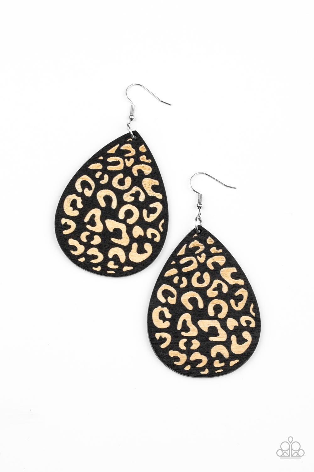 Suburban Jungle - Black Earring - Paparazzi - Dare2bdazzlin N Jewelry