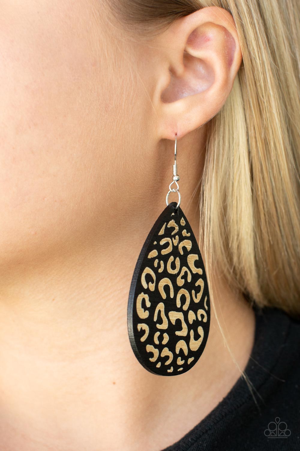 Suburban Jungle - Black Earring - Paparazzi - Dare2bdazzlin N Jewelry