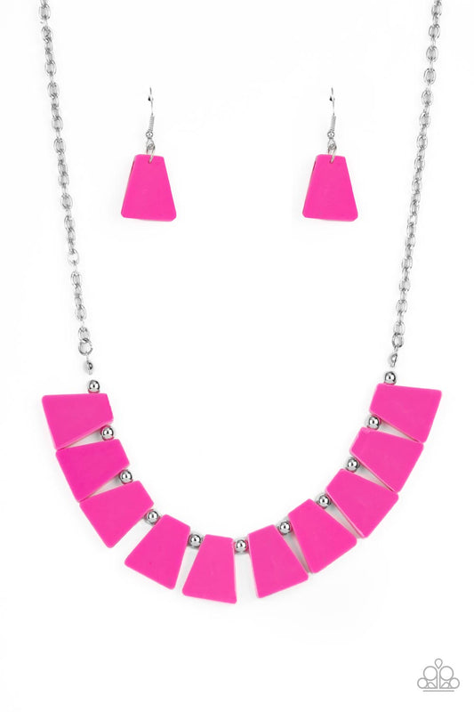 Vivaciously Versatile - Pink Necklace - Paparazzi - Dare2bdazzlin N Jewelry