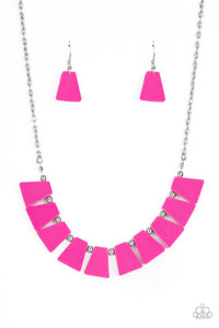 Vivaciously Versatile - Pink Necklace - Paparazzi - Dare2bdazzlin N Jewelry