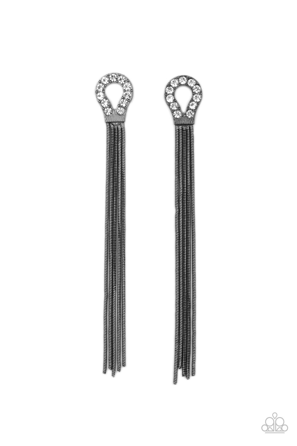 Dallas Debutante - Black Earring - Paparazzi - Dare2bdazzlin N Jewelry
