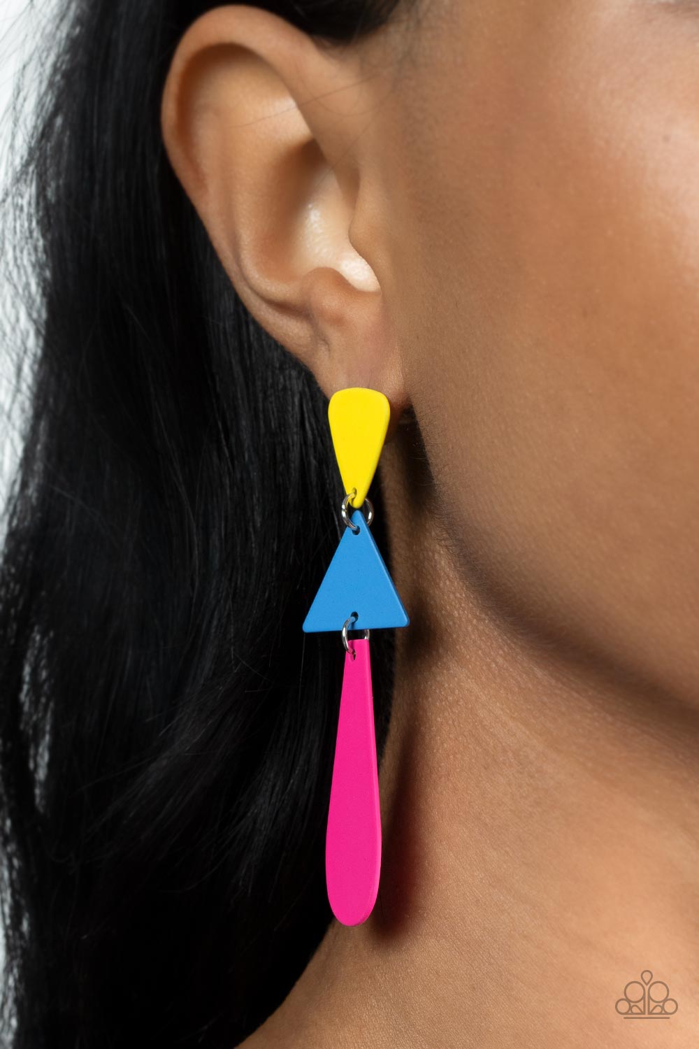 Retro Redux - Multi Earring - Paparazzi - Dare2bdazzlin N Jewelry