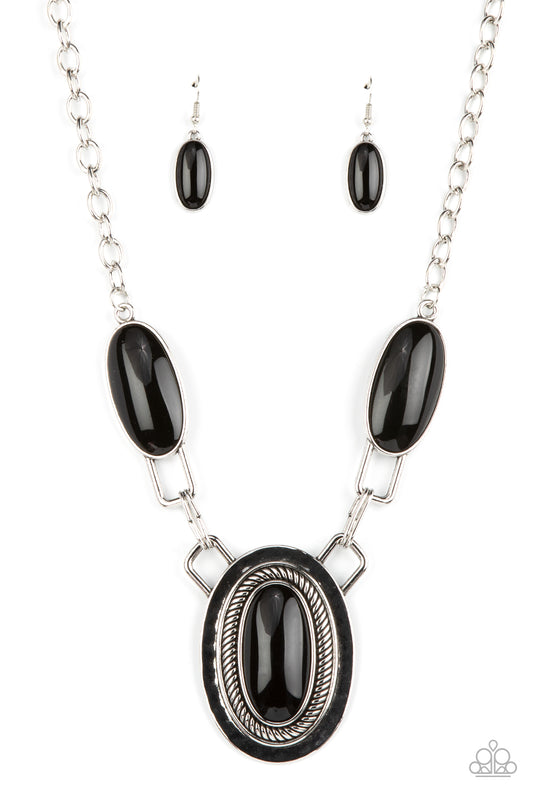 Count to TENACIOUS - Black Necklace - Paparazzi - Dare2bdazzlin N Jewelry