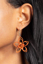 Load image into Gallery viewer, Botanical Bonanza - Orange Earring - Paparazzi - Dare2bdazzlin N Jewelry
