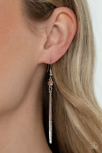 Load image into Gallery viewer, Skyscraping Shimmer - Brown Earring - Paparazzi - Dare2bdazzlin N Jewelry
