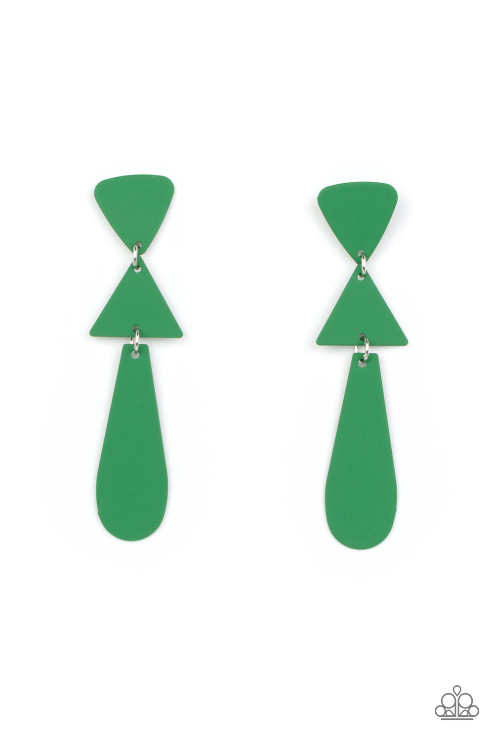 Retro Redux - Green Earring - Paparazzi - Dare2bdazzlin N Jewelry