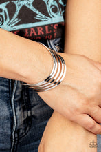 Load image into Gallery viewer, Tantalizingly Tiered - Silver Bracelet - Paparazzi - Dare2bdazzlin N Jewelry
