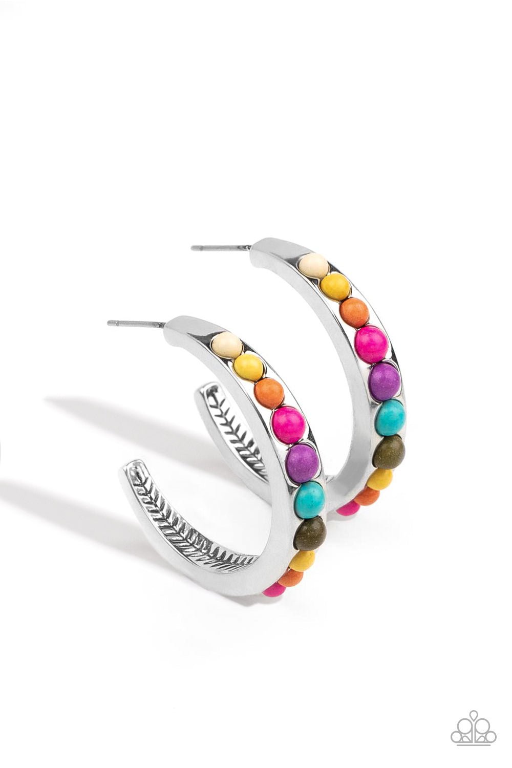 Rural Relaxation - Multi Earring - Paparazzi - Dare2bdazzlin N Jewelry