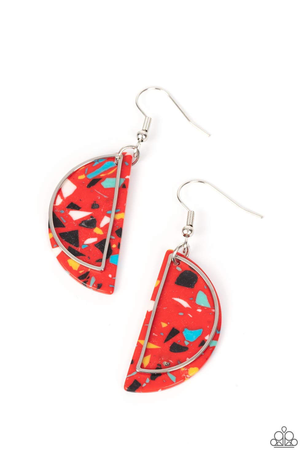 Flashdance Fashionista - Red Earring - Paparazzi - Dare2bdazzlin N Jewelry