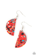 Load image into Gallery viewer, Flashdance Fashionista - Red Earring - Paparazzi - Dare2bdazzlin N Jewelry
