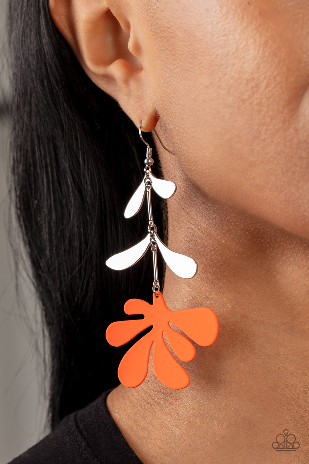 Palm Beach Bonanza - Orange Earring - Paparazzi - Dare2bdazzlin N Jewelry
