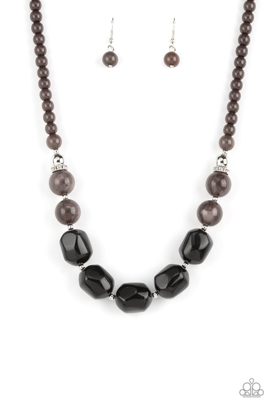 Ten Out of TENACIOUS - Black Necklace - Paparazzi - Dare2bdazzlin N Jewelry