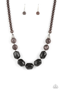 Ten Out of TENACIOUS - Black Necklace - Paparazzi - Dare2bdazzlin N Jewelry