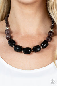 Ten Out of TENACIOUS - Black Necklace - Paparazzi - Dare2bdazzlin N Jewelry