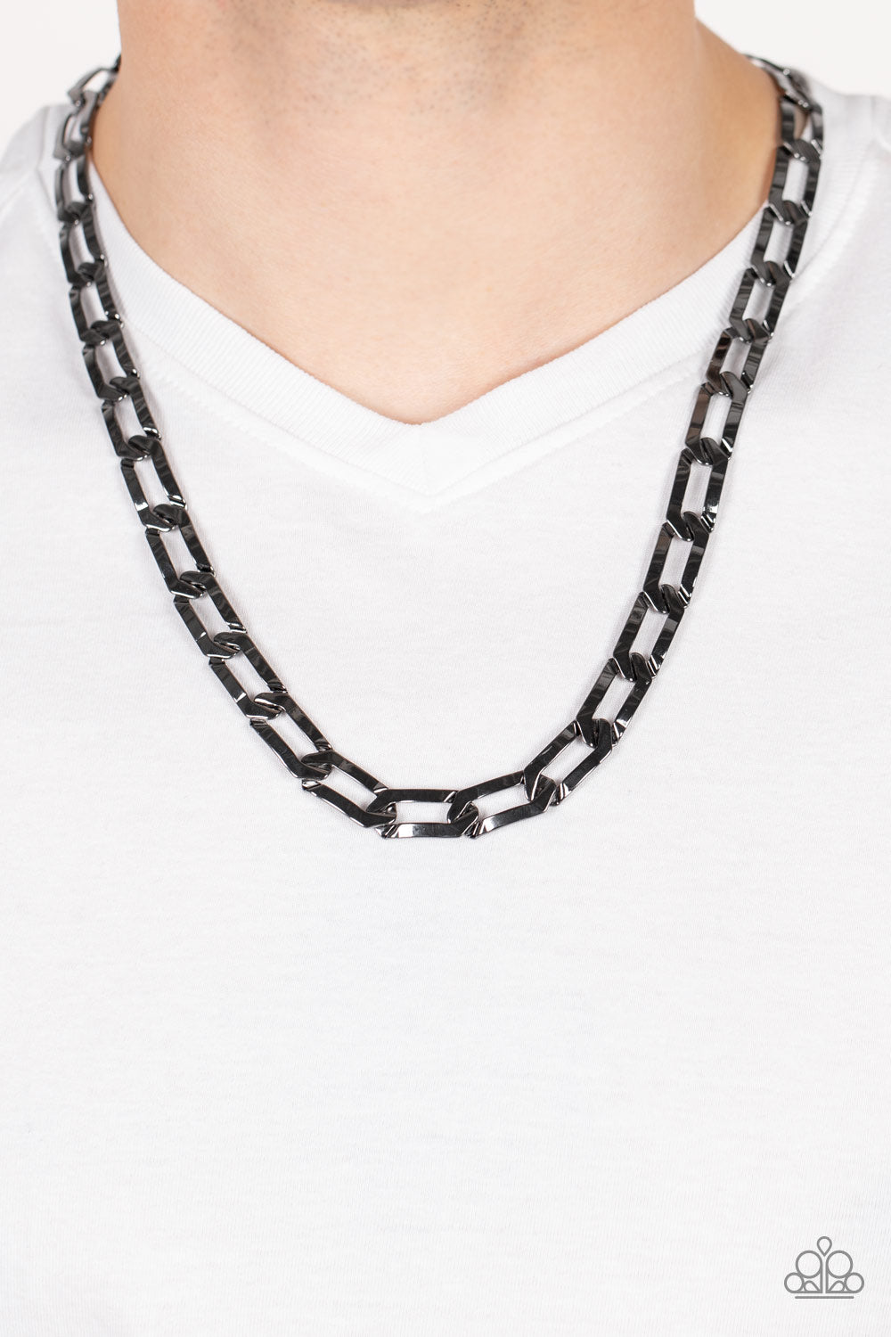 Full-Court Press - Black Necklace - Paparazzi - Dare2bdazzlin N Jewelry