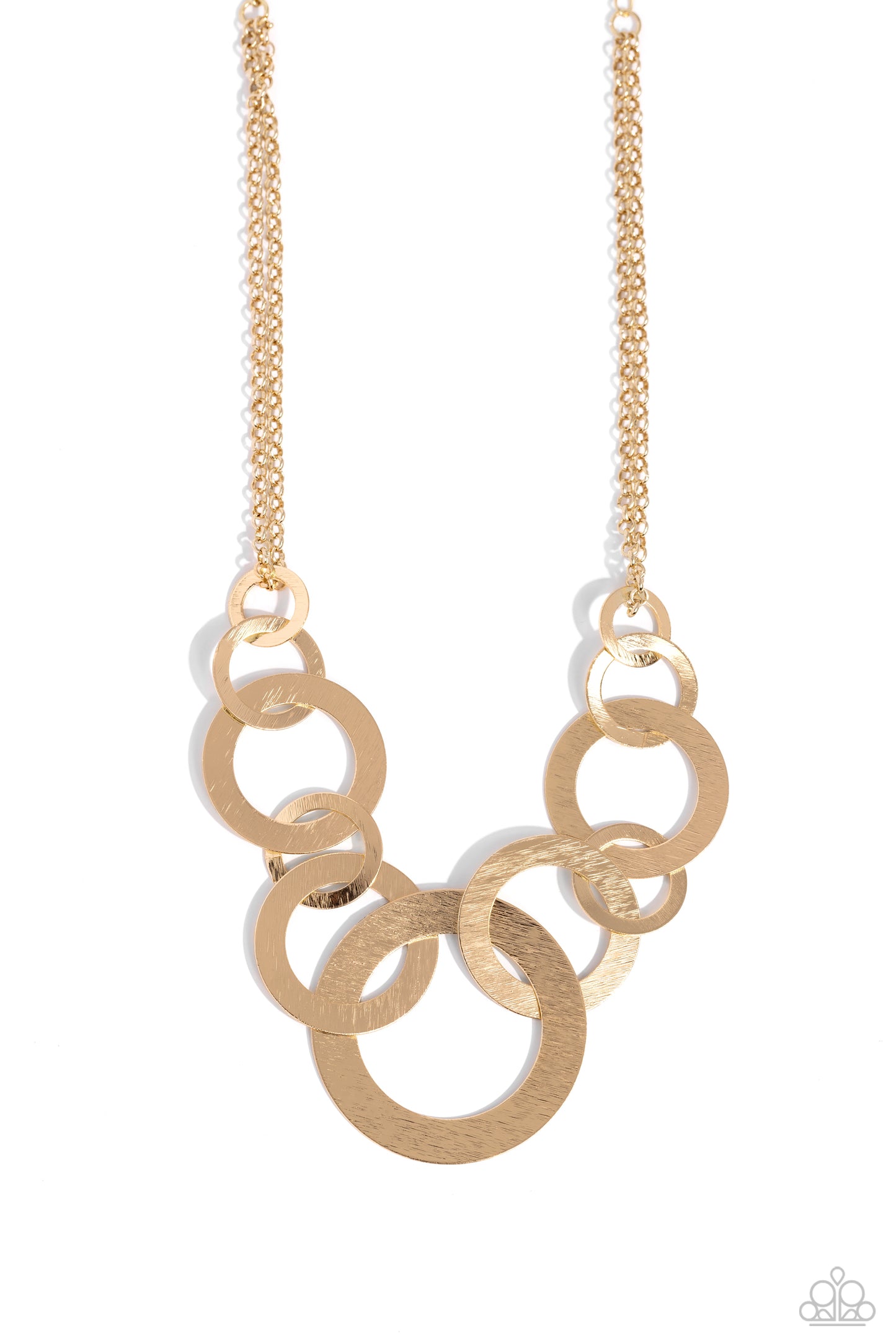 Uptown Links - Gold Necklace - Paparazzi - Dare2bdazzlin N Jewelry