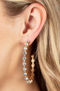 Royal Reveler - Gold Earring - Paparazzi - Dare2bdazzlin N Jewelry