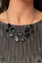 Load image into Gallery viewer, Double-DEFACED - Black Necklace - Paparazzi - Dare2bdazzlin N Jewelry
