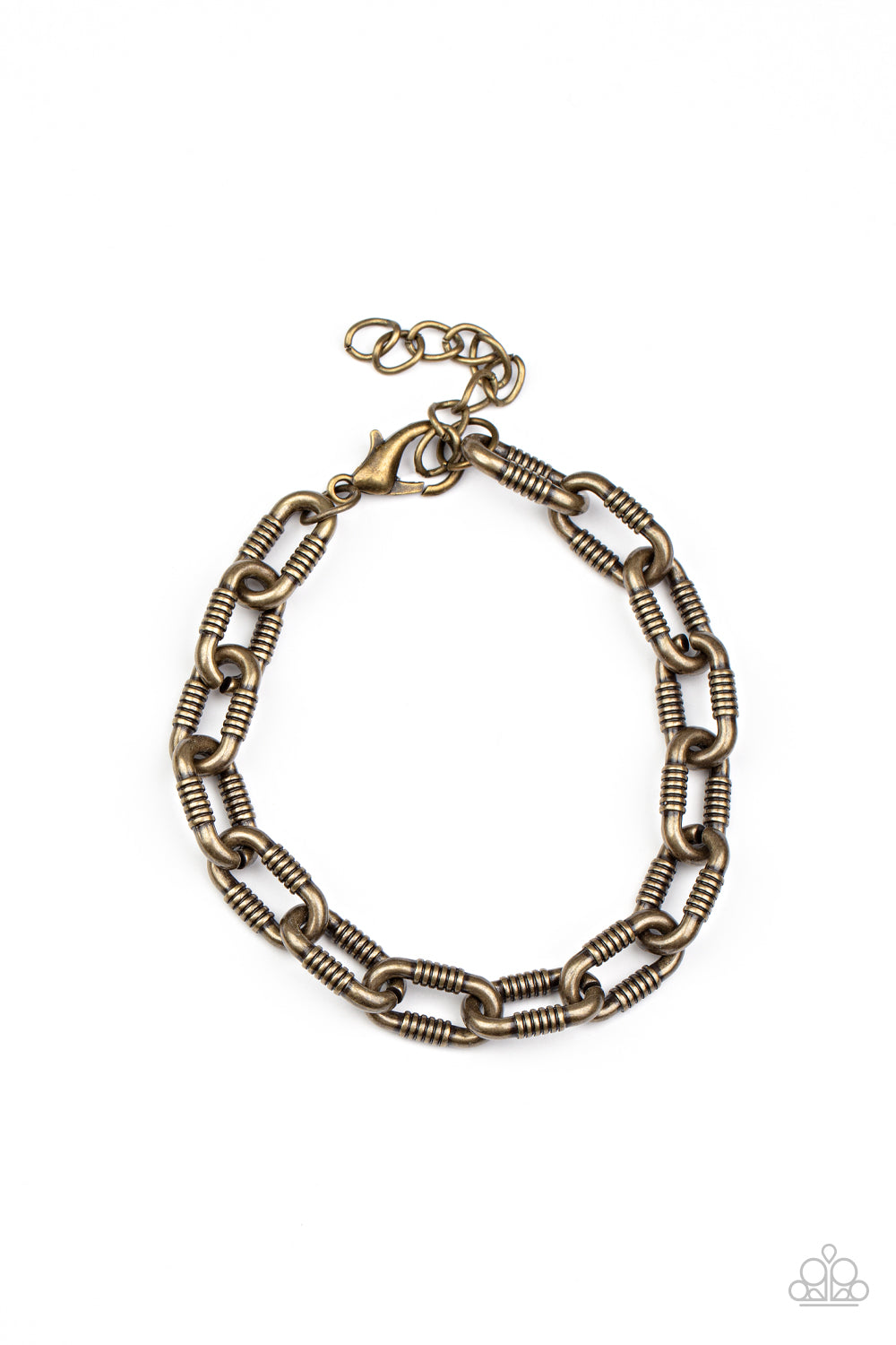 Industrial Infantry - Brass Bracelet - Paparazzi - Dare2bdazzlin N Jewelry