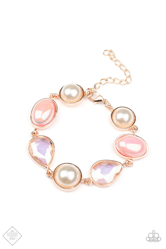 Nostalgically Nautical - Rose Gold Bracelet - Paparazzi - Dare2bdazzlin N Jewelry
