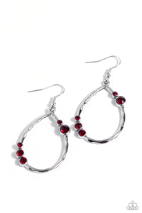 Shop Till You DROPLET - Red Earring - Paparazzi - Dare2bdazzlin N Jewelry