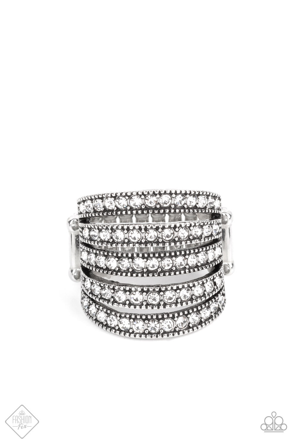 Empirical Sparkle - White Ring - Paparazzi - Dare2bdazzlin N Jewelry