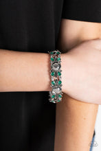 Load image into Gallery viewer, Definitively Diva - Green Bracelet - Paparazzi - Dare2bdazzlin N Jewelry
