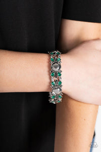 Definitively Diva - Green Bracelet - Paparazzi - Dare2bdazzlin N Jewelry