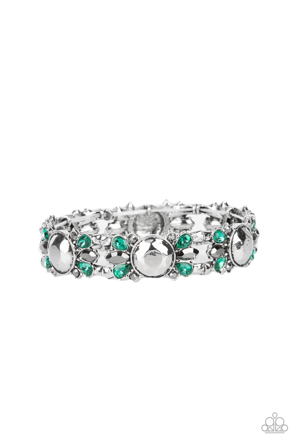 Definitively Diva - Green Bracelet - Paparazzi - Dare2bdazzlin N Jewelry