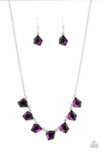 Load image into Gallery viewer, Experimental Edge Purple Necklace - Paparazzi - Dare2bdazzlin N Jewelry
