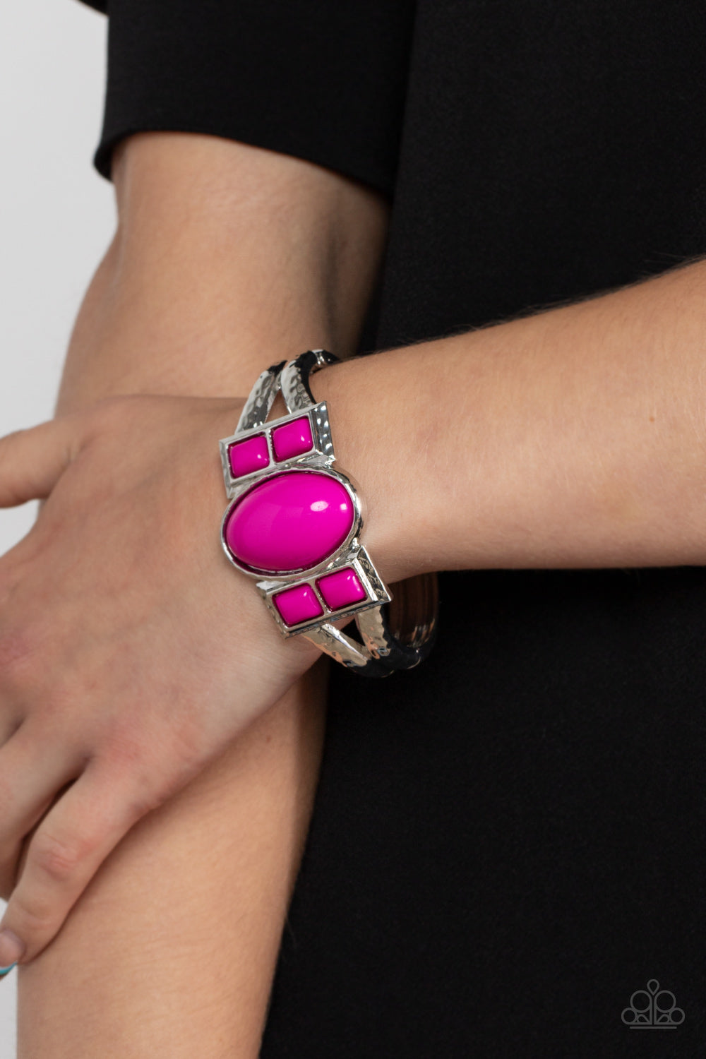A Touch of Tiki - Pink Bracelet - Paparazzi - Dare2bdazzlin N Jewelry
