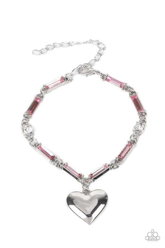 Sweetheart Secrets - Pink Bracelet- Paparazzi - Dare2bdazzlin N Jewelry