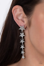 Load image into Gallery viewer, Americana Attitude - White Earring - Paparazzi - Dare2bdazzlin N Jewelry
