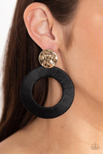 Load image into Gallery viewer, Strategically Sassy - Black Earring - Paparazzi - Dare2bdazzlin N Jewelry
