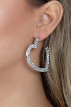 Load image into Gallery viewer, AMORE to Love - White Earring - Paparazzi - Dare2bdazzlin N Jewelry
