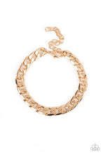 Load image into Gallery viewer, Rockstar Road - Gold Bracelet - Paparazzi - Dare2bdazzlin N Jewelry
