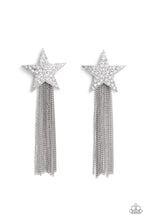 Load image into Gallery viewer, Superstar Solo - White Earring - Paparazzi - Dare2bdazzlin N Jewelry
