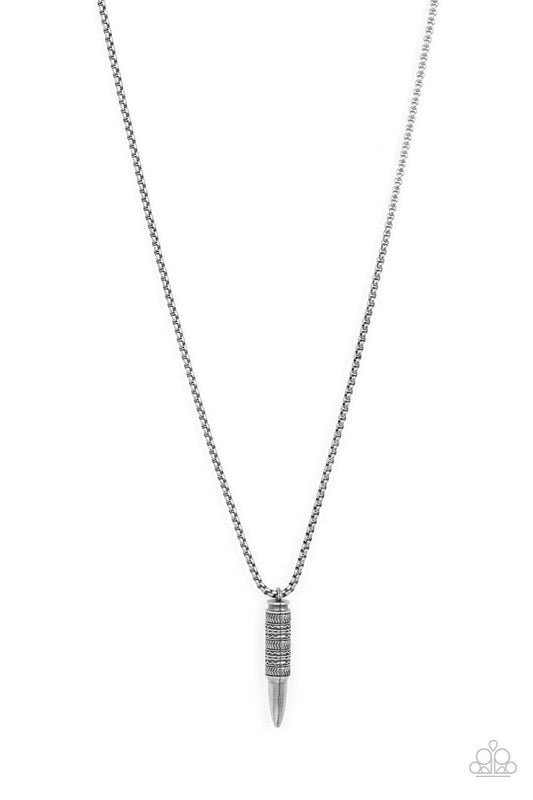 Highland Hunter Silver Urban Necklace - Paparazzi - Dare2bdazzlin N Jewelry