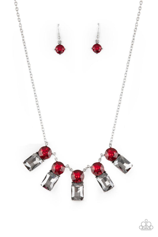 Celestial Royal - Red Necklace - Paparazzi - Dare2bdazzlin N Jewelry