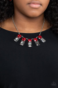 Celestial Royal - Red Necklace - Paparazzi - Dare2bdazzlin N Jewelry