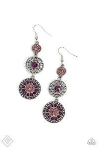 Farmhouse Hustle - Purple Earring - Paparazzi - Dare2bdazzlin N Jewelry