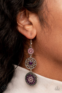 Farmhouse Hustle - Purple Earring - Paparazzi - Dare2bdazzlin N Jewelry