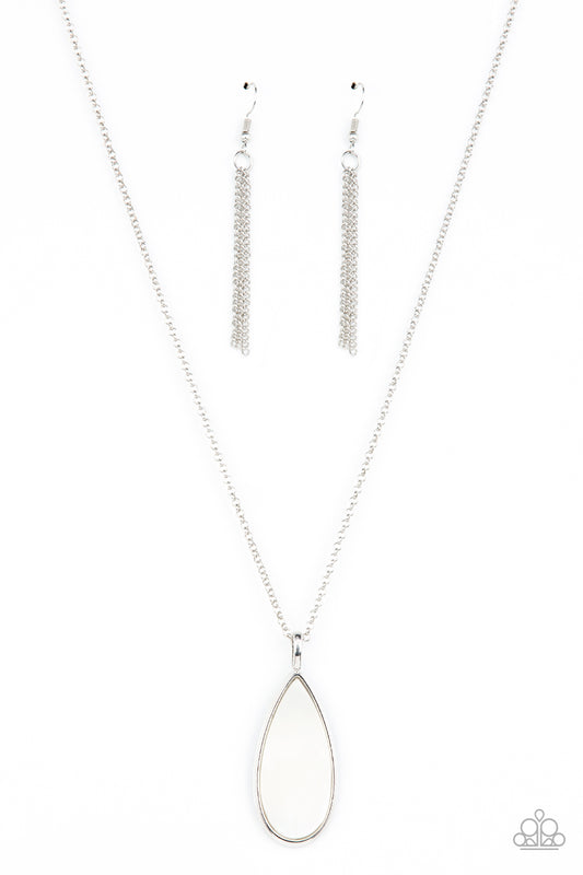 Yacht Ready - White Necklace - Paparazzi - Dare2bdazzlin N Jewelry