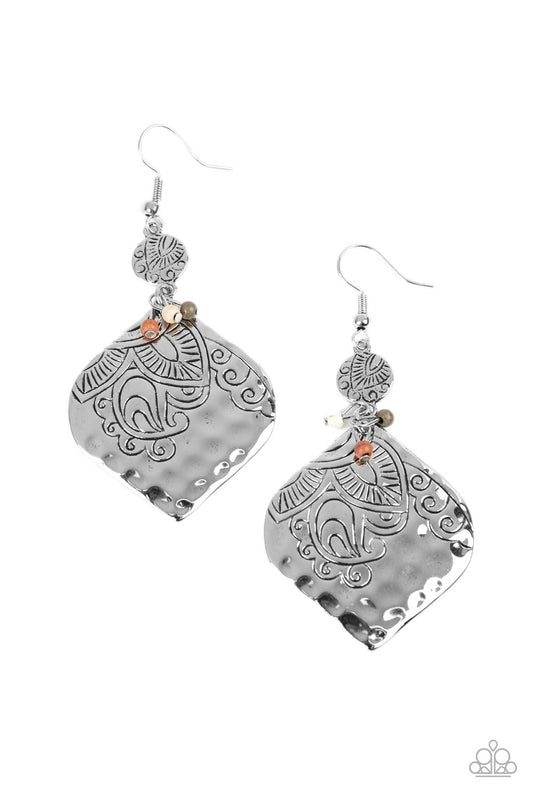 Tropical Terrace - Multi Earring - Paparazzi - Dare2bdazzlin N Jewelry