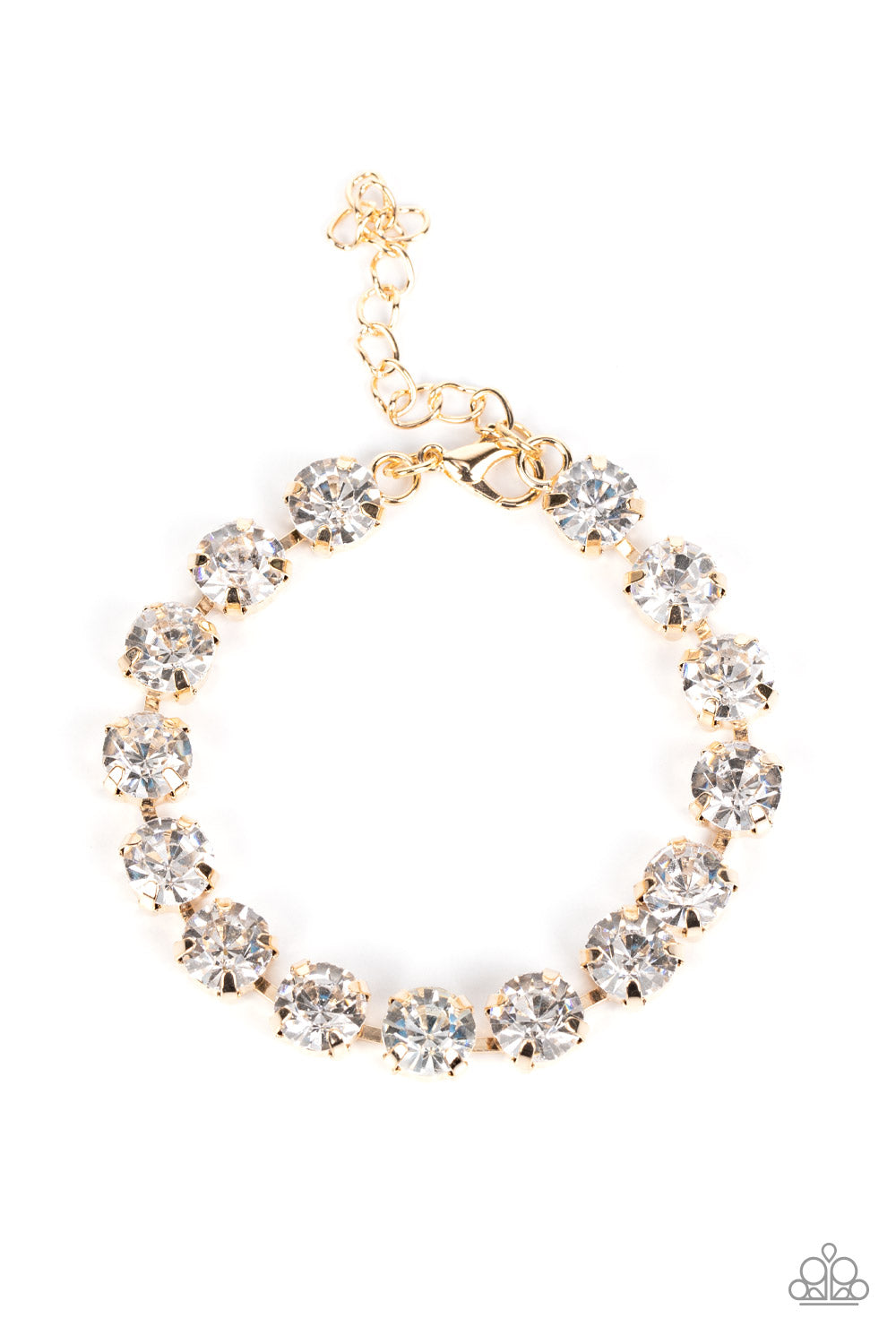 A-Lister Afterglow - Gold Bracelet - Paparazzi - Dare2bdazzlin N Jewelry