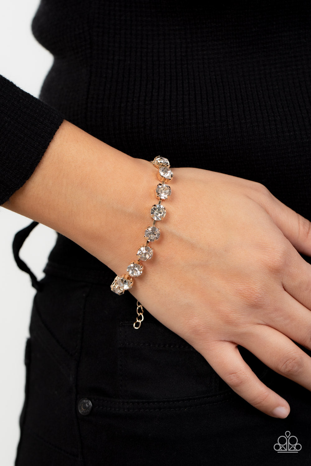 A-Lister Afterglow - Gold Bracelet - Paparazzi - Dare2bdazzlin N Jewelry