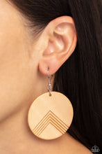 Load image into Gallery viewer, On the Edge of Edgy - Brown Earring - Paparazzi - Dare2bdazzlin N Jewelry
